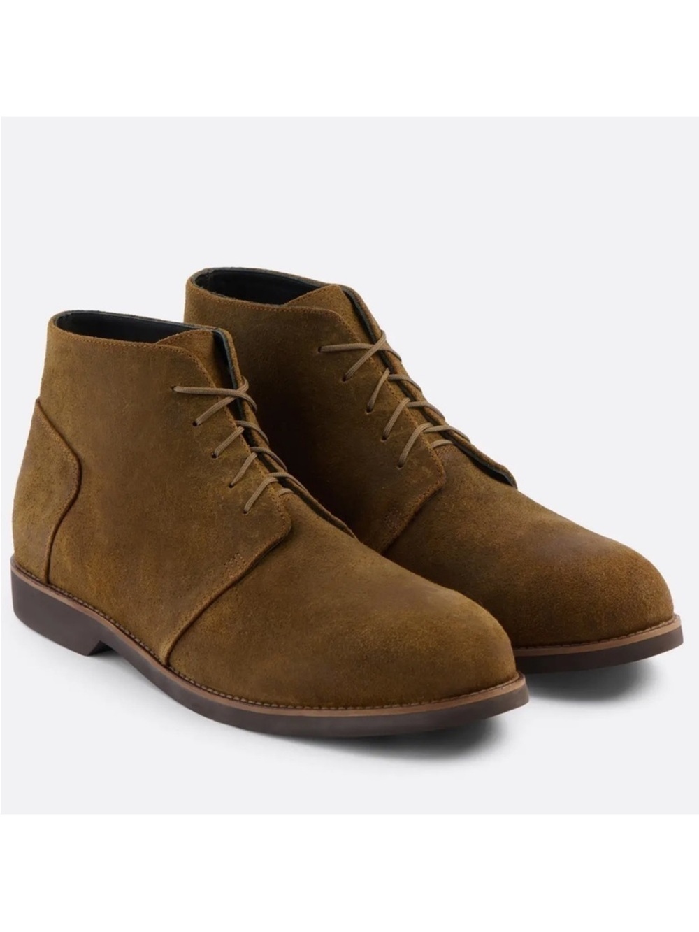 Nisolo Everyday Chukka Waterproof Waxed Brown  Leather Boots Size 9